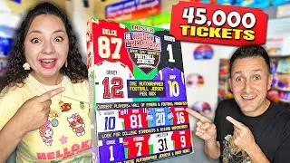 We WON a Signed Jersey at Dave & Busters for 45,000 Tickets!