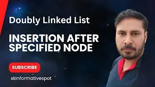 Insertion after specified node in DLL | data structure