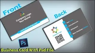 Professional Business Card | Design in photoshop | Photoshop Tuorial 2018 | Urdu Hindi Tutorial