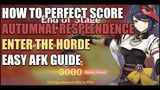 HOW TO PERFECT SCORE AUTUMNAL RESPLENDENCE STAGE 3 | AFK GUIDE | EVENT | GENSHIN IMPACT 2.6