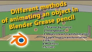 How to animate with Blender Grease Pencil - Part 1
