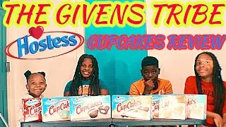 The Givens Tribe Try Hostess Cupcakes!