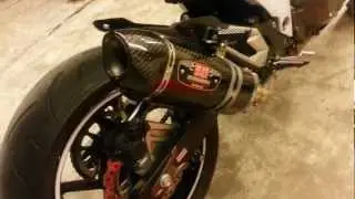 Sound Kawasaki z800 exhaust original & Yoshimura R77