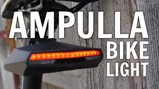 Ampulla Rechargeable Bike Tail Light Review with Remote Control, Turning Lights, Ground Lane Alert