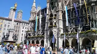 Rain 🌧 & Marienplatz Munich = ❤️ 😍  #Munich #Germany