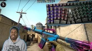 Playing CS:GO with an Ergonomic Keyboard LOL! | X-Bows Ergonomic Mechanical Keyboard