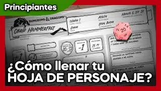 ¿Cómo llenar tu HOJA DE PERSONAJE 2014? | #dungeonsanddragons #calabozosydragones
