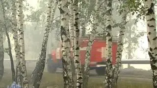 Карьер ЗИЛ горит