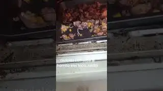 cocinando ravioles en horno eléctrico