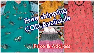 Latest &Trendy kurtis with price & Address | Cash on delivery, Free shipping & courier Available
