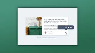 HTML, CSS, & JavaScript | article preview component master