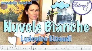 Nuvole Bianche Mandolin Tutorial with On-Screen TAB - Ludovico Einaudi