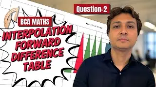 Introduction to Forward Difference Table | Numerical methods l Interpolation | BCA Maths | B.tech