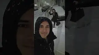 Snow fall!