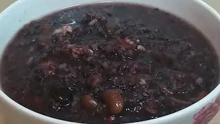 [黑豆黑米養生粥]:滋補肝腎/明目健脾/ 貧血/白髮/ 腎虛水腫/腰膝酸軟/ 頭暈耳鳴