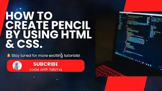 How to create pencil by using HTML & CSS.