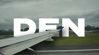 Sony FX3: DEN Airport | Cinematic Sequence