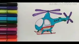 Vertalyot rasmini chizish 🚁 | Oson rasm chizish