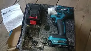 Гайковерт с Али Экспресс за 3000р отзыв. DRILLPRO