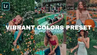 VIBRANT COLORS PRESET | Free Lightroom Mobile Presets | Lightroom Editing Tutorial