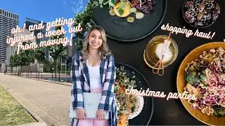Injured myself a week before moving! Target Haul | Haigh's Haul | Client Christmas Parties