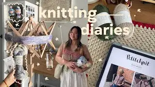 my first fiber festival, olga KAL & BenQ desk lamp ⭐️ | knitting vlog