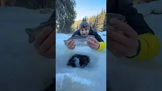 winter fishing😍🔥