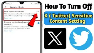 How To Turn Off X (Twitter) Sensitive Content Setting 2023 | Turn Off Twitter Sensitive Content