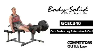 Body-Solid Cam Series Leg Extension And Curl GCEC340