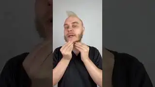 Как быстро убрать второй подбородок. Лайфхак.