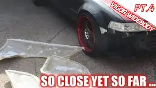 DIY Widebody Part 4 - Final Sanding and Prep work for the Fender Molds