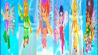 ROBLOX : Angelix Club Winx Sirenix Transformation All ♥