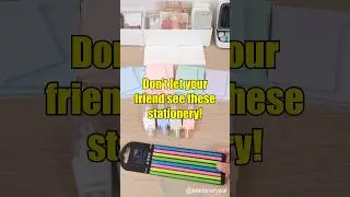 Don't let your friend see these stationery! #shorts