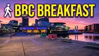 Peaceful MediaCity at Sunrise | No talking, no crowds, just the dawn | 6 AM WALK WITH ME | 4K ASMR