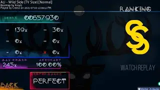 Osu! - Beastars Opening 1 - Wild Side (TV Size) Normal 100% SS Rank