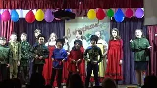 Детский ансамбль "Казачата". песня "Эх, казачата". МКУК ДК "Октябрь"