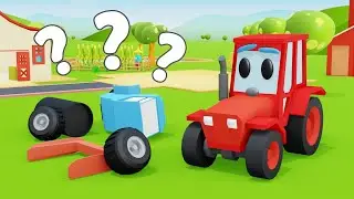 Tractor Tyoma saw details at the Farm | TuTu TV - children's cartoons