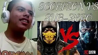 REACT 🔴 SCORPION VS SUB-ZERO | DUELO DE LENDAS | Kêita Beats