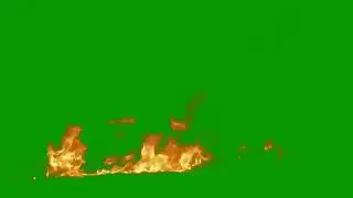 fire green  screen  best  efact