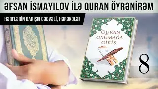 Hərflərin qarışıq cədvəli, Hərəkələr | Əfsan İsmayılov