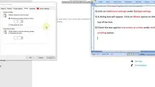 How to scroll one screen at a time using mouse wheel? Knowing Knowledge