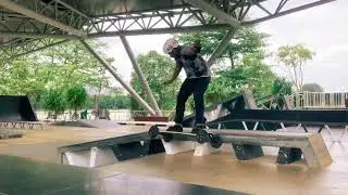 Mountainboarding in SG chill park session