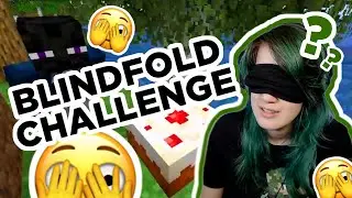 minecraft, but i'm BLINDFOLDED!? *torture*