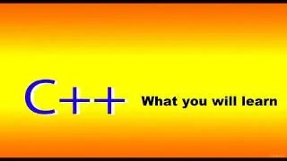 Learn the basics of C++ fast! Learn how to Develop Software - learn C++