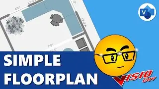 Simple Floorplan in Visio 2013