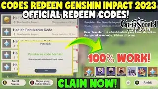 *NEW* GENSHIN IMPACT REDEEM CODES 2023 | GENSHIN IMPACT CODES | KODE REDEEM GENSHIN IMPACT 2023