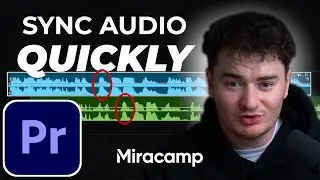 How to Sync Audio in Premiere Pro | Easy Auto & Manual Audio Sync Tutorial