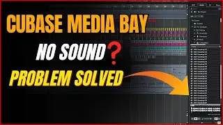 No Sound In Cubase Media Bay - Problem Solved in 2 Min
