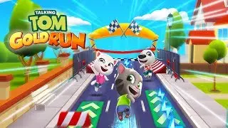 Talking Tom Gold Run Gameplay for Kids #2