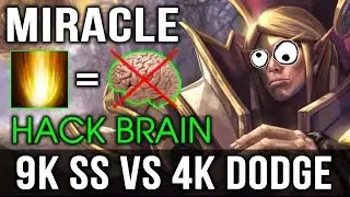Dota 2 Miracle Invoker - 9K Sunstrike vs 4K Dodge - HACK BRAIN